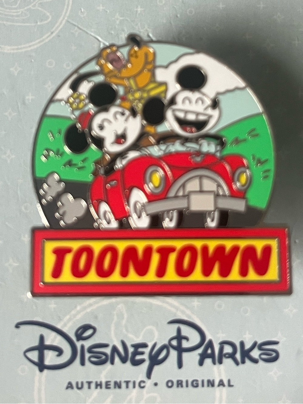 Disney Parks Disneyland Toontown Mickey and Minnie’s Runaway Railway Pluto Pin